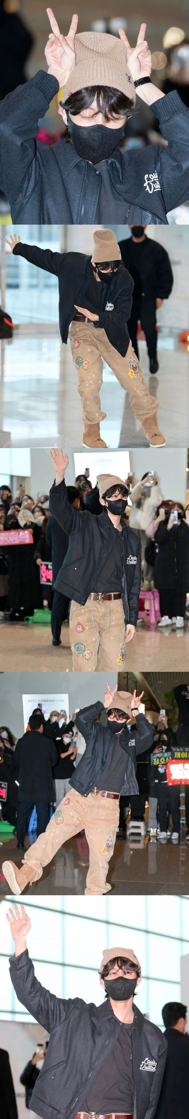 220529 BTS J-Hope at Incheon International Airport Departing for