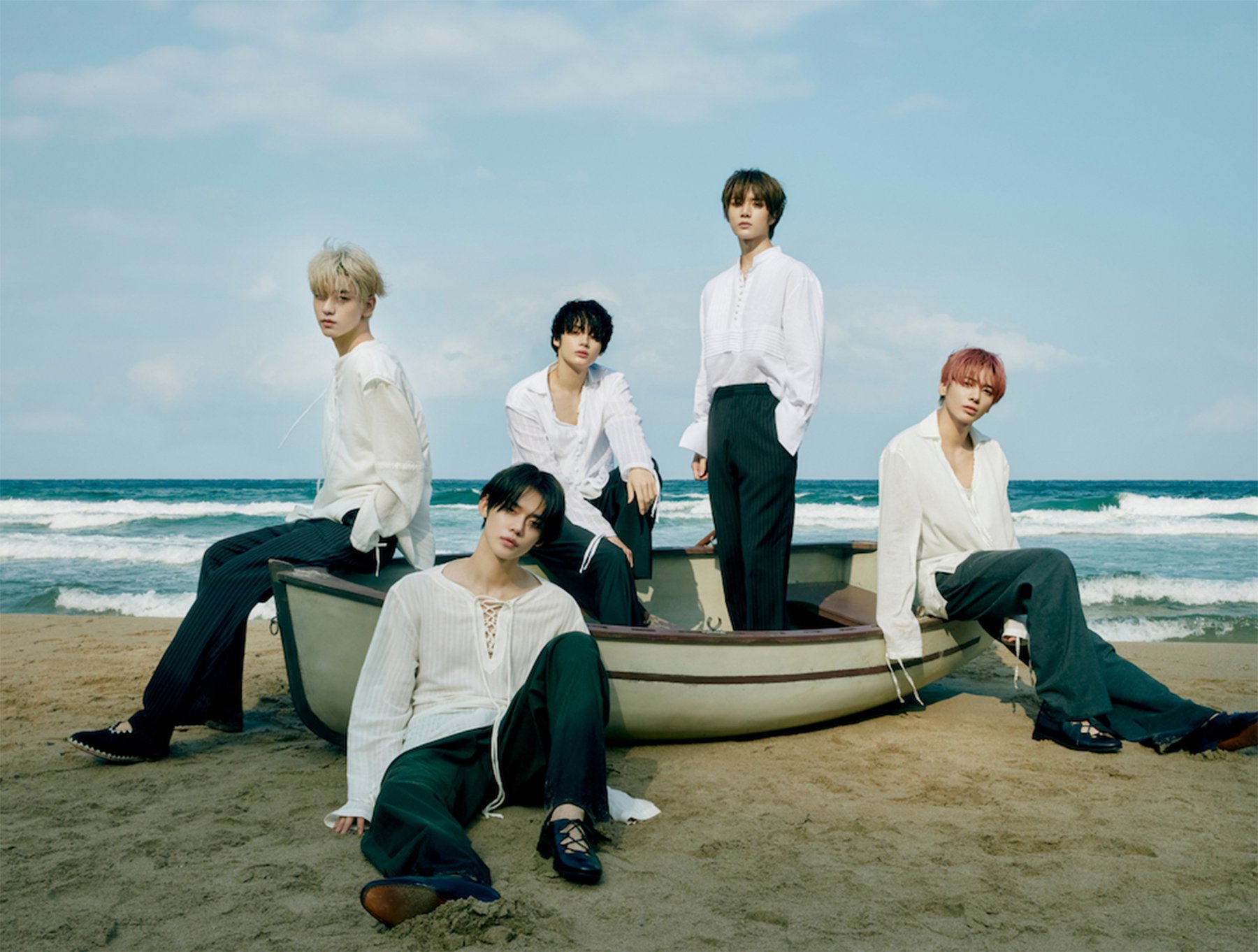 TXT set off to an endless sea in the new teaser photos for 'The Name 