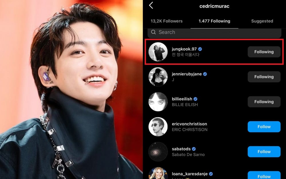 Jungkook and Calvin Klein trend worldwide after fans find Cedric Murac, the  brand's Executive Vice President and Global Creative Head, following the  idol on Instagram | allkpop