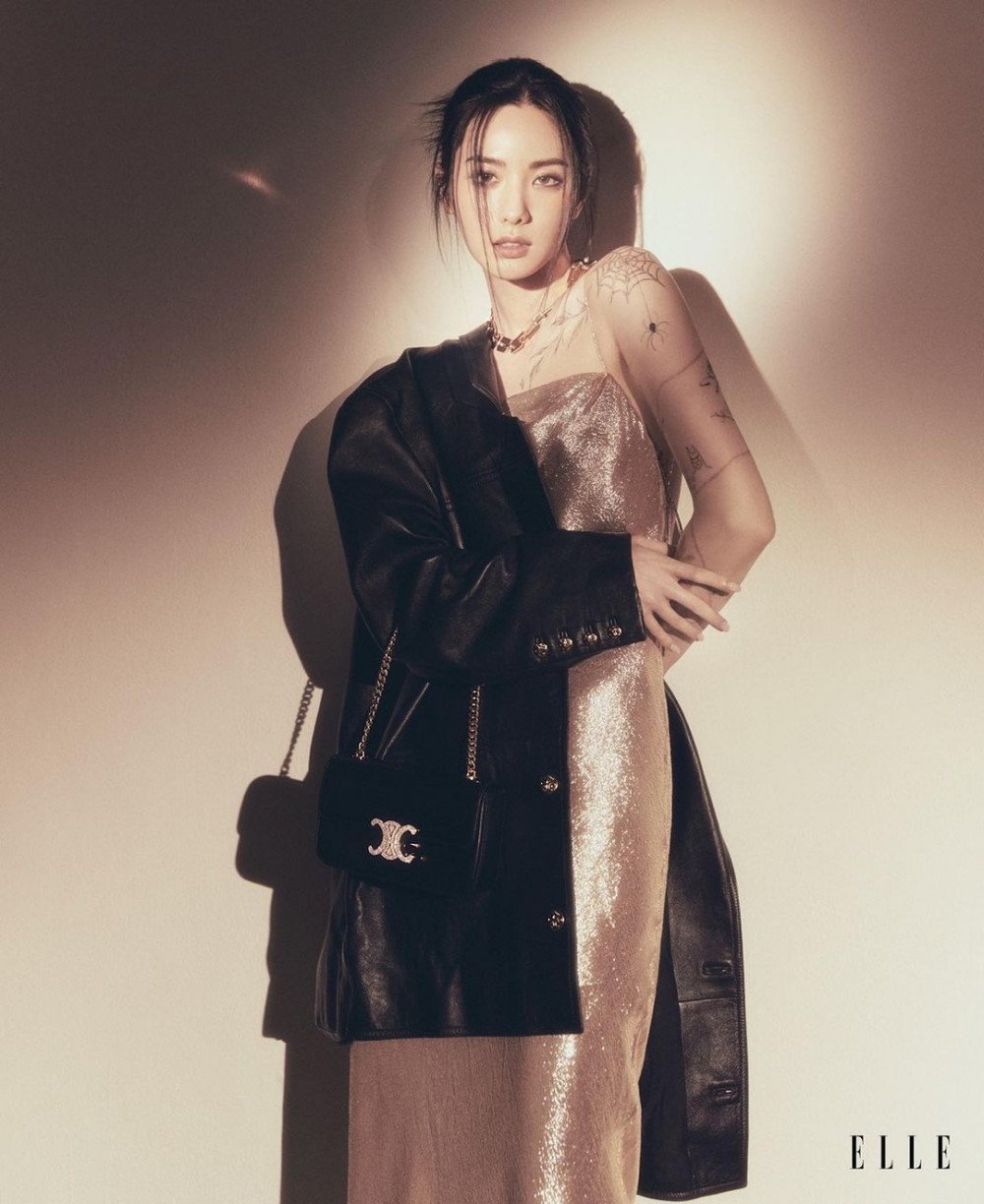After School's Nana showcase her tattoos in photoshoot for ELLE