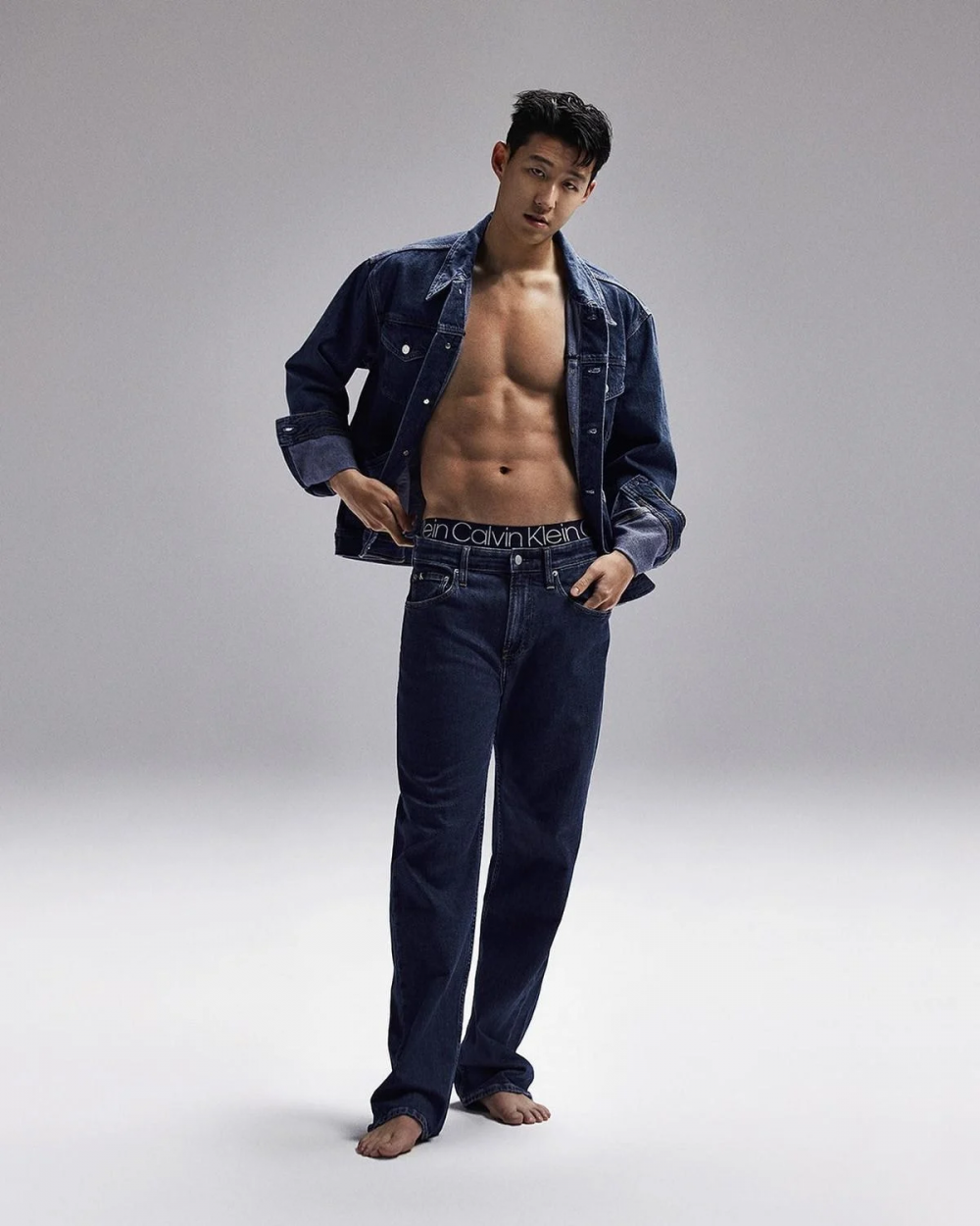 Calvin Klein unveils Son Heung Min's pictorial for their 2023 Spring  underwear collection | allkpop