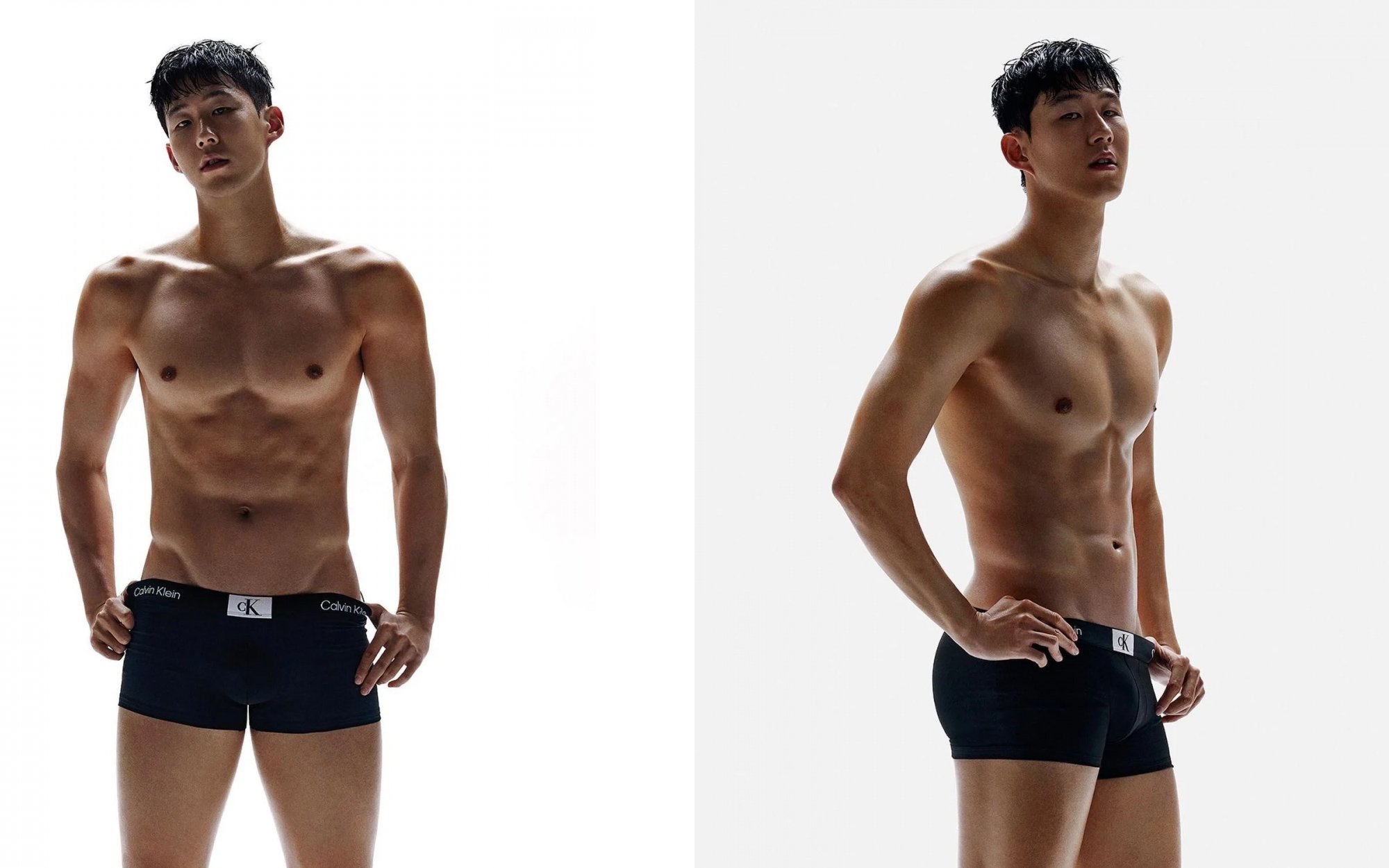 Calvin Klein unveils Son Heung Min's pictorial for their 2023 Spring  underwear collection | allkpop