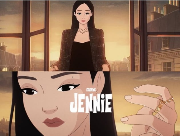 Chanel unveils the animation character of BLACKPINK's Jennie for