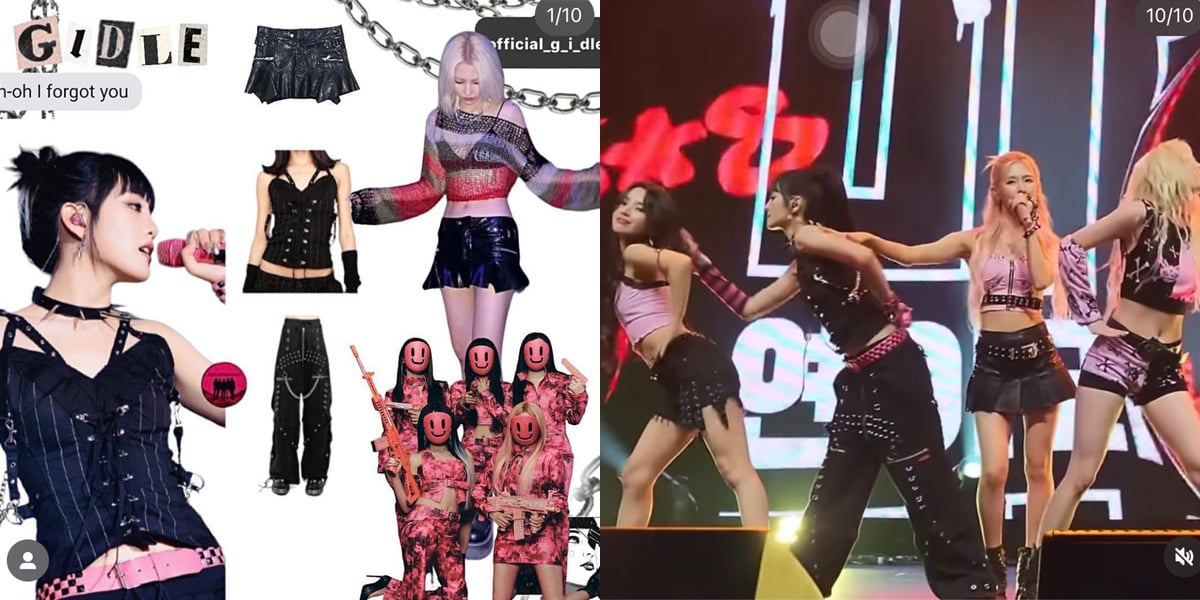 Vintage clothing store attempts to sell outfits worn by (G)IDLE