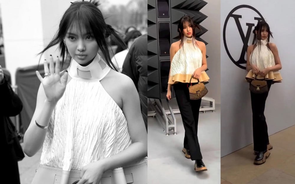 14-Year-Old NewJeans' Hyein Stuns with her model-like vibes at Louis Vuitton  show during Paris Fashion Week