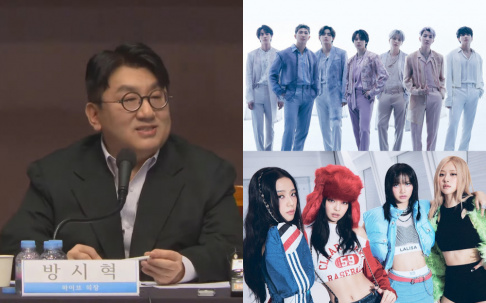 Bang Si Hyuk, BLACKPINK, BTS