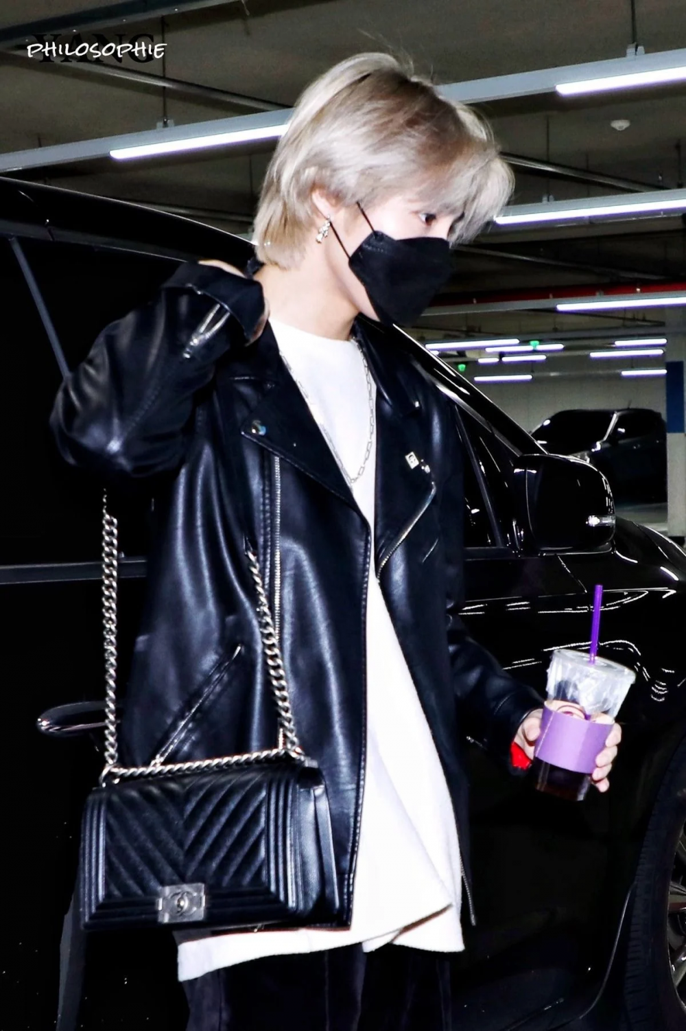 bts v chanel bag