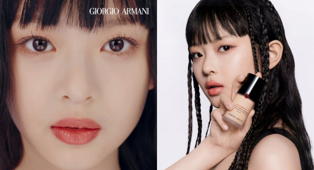 NewJeans' Hanni shines in first campaign for Giorgio Armani Beauty ...