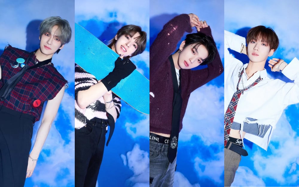 EPEX's Wish, MU, Baekseung, and Yewang are on cloud 9 in the concept ...