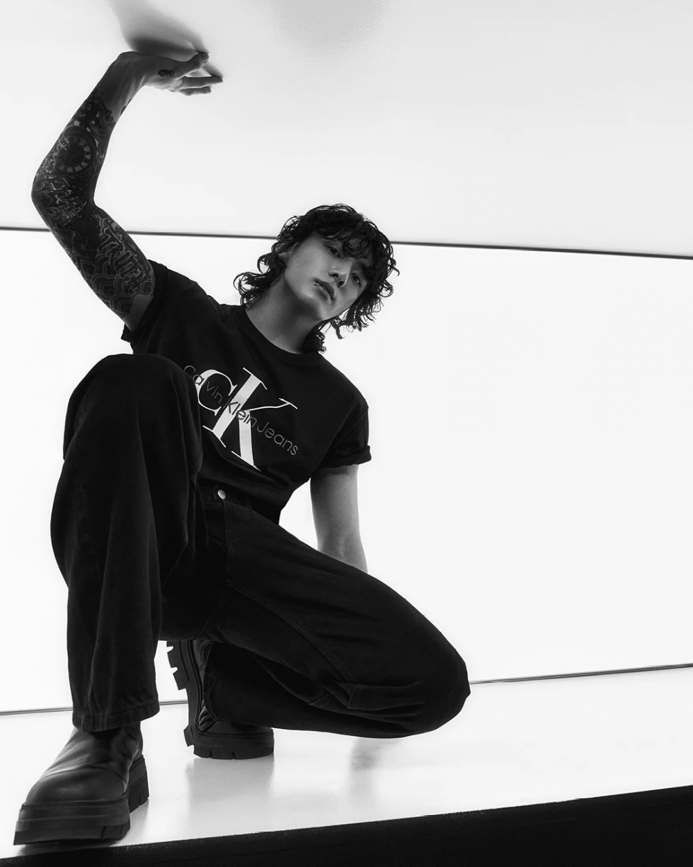 BTS' Jungkook captivates in Calvin Klein's iconic t-shirts