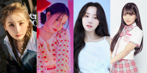 Yeeun, H1-KEY, IZ*ONE, Yabuki Nako, Lee Chae Yeon, Honda Hitomi, LABOUM, Kei, JooE