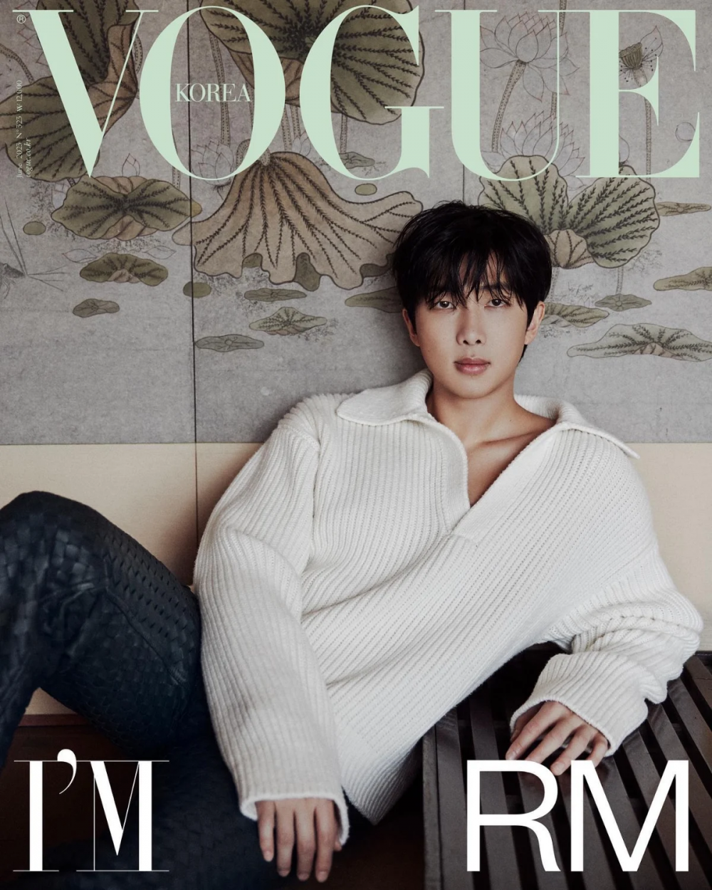 BTS's RM reveals his handsome visuals as he graces the cover of 'Vogue Korea'  magazine