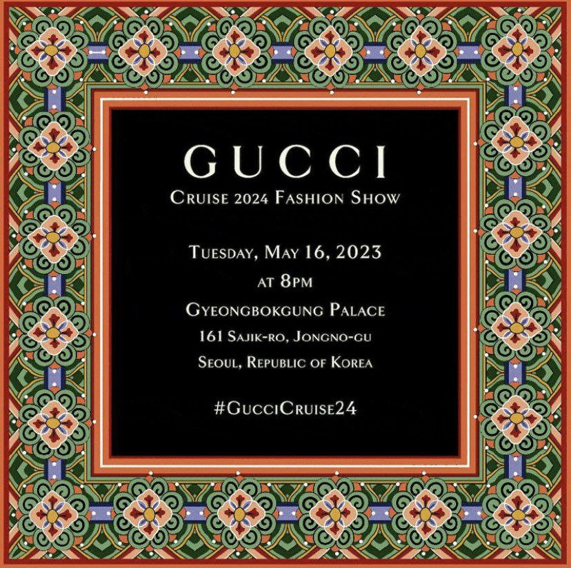 Gucci Resort 2024 Seoul Runway Show