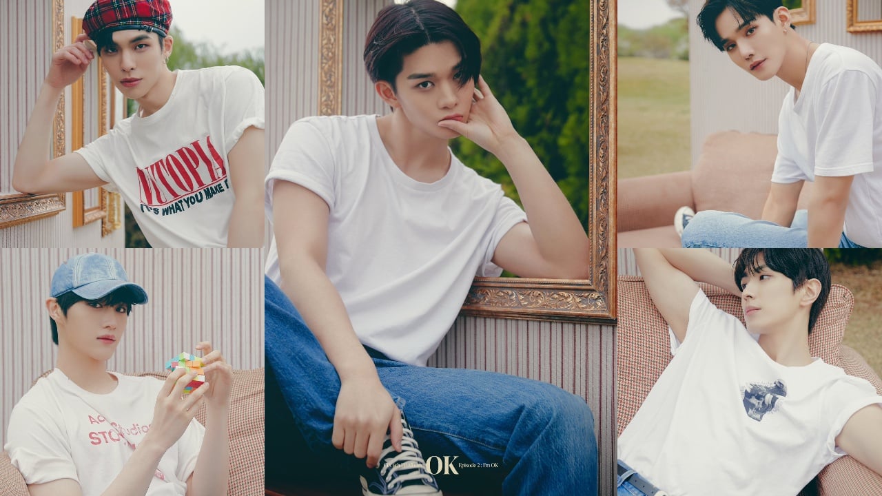 CIX members look stylish in denim in individual concept photos for ‘OK