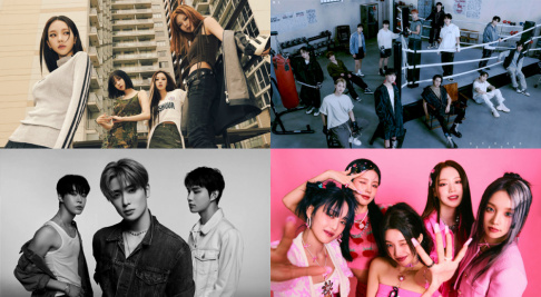 aespa, ENHYPEN, I-DLE, IVE, LE SSERAFIM, NCT, Seventeen, The Boyz