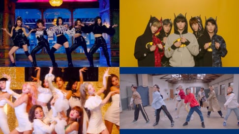 ENHYPEN, ITZY, NewJeans, Oh My Girl, Pentagon, Stray Kids, TWICE, TXT