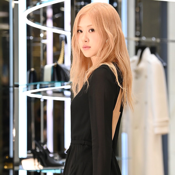 BLACKPINK's ROSÉ attends Yves Saint Laurent's Pop-up Store event in ...