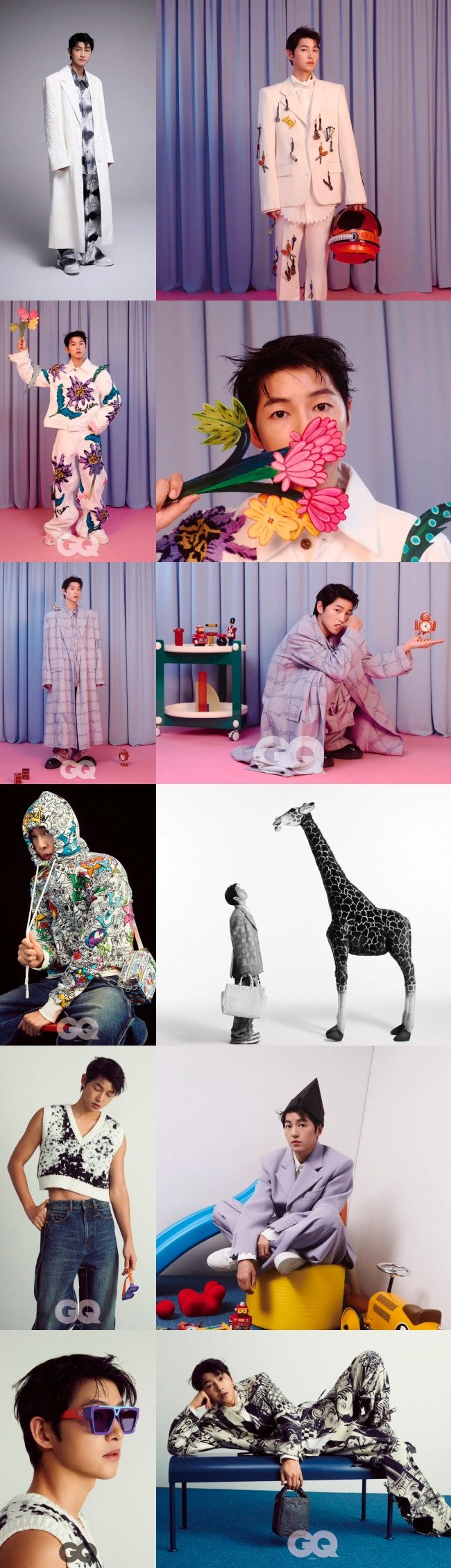 Song Joong Ki's 'GQ' magazine photoshoot in collaboration with 'Louis  Vuitton' is released