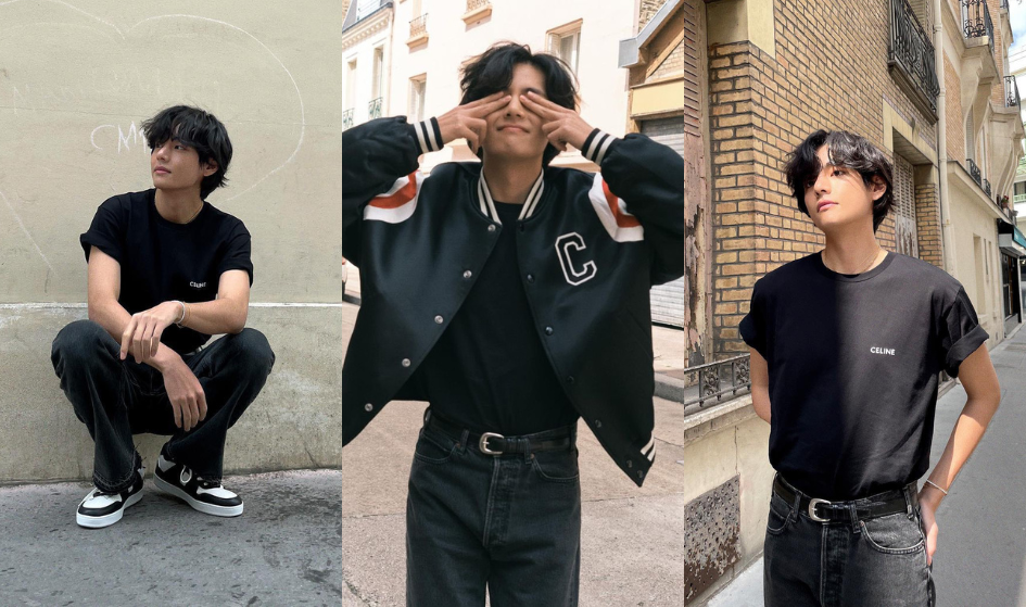 BTS's V (Kim Taehyung) Captivates as a College Heartthrob in New Photos for  CELINE