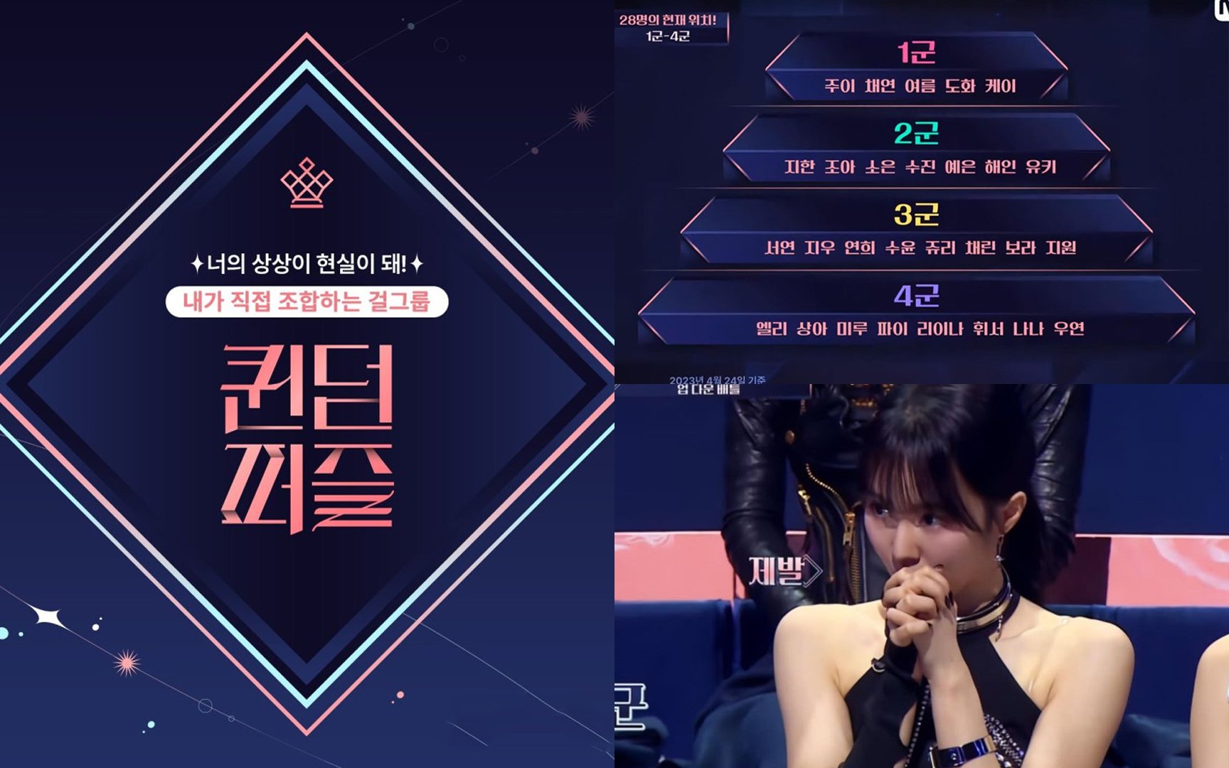 ‘Queendom Puzzle’ ranks the contestants in 4 different tiers according