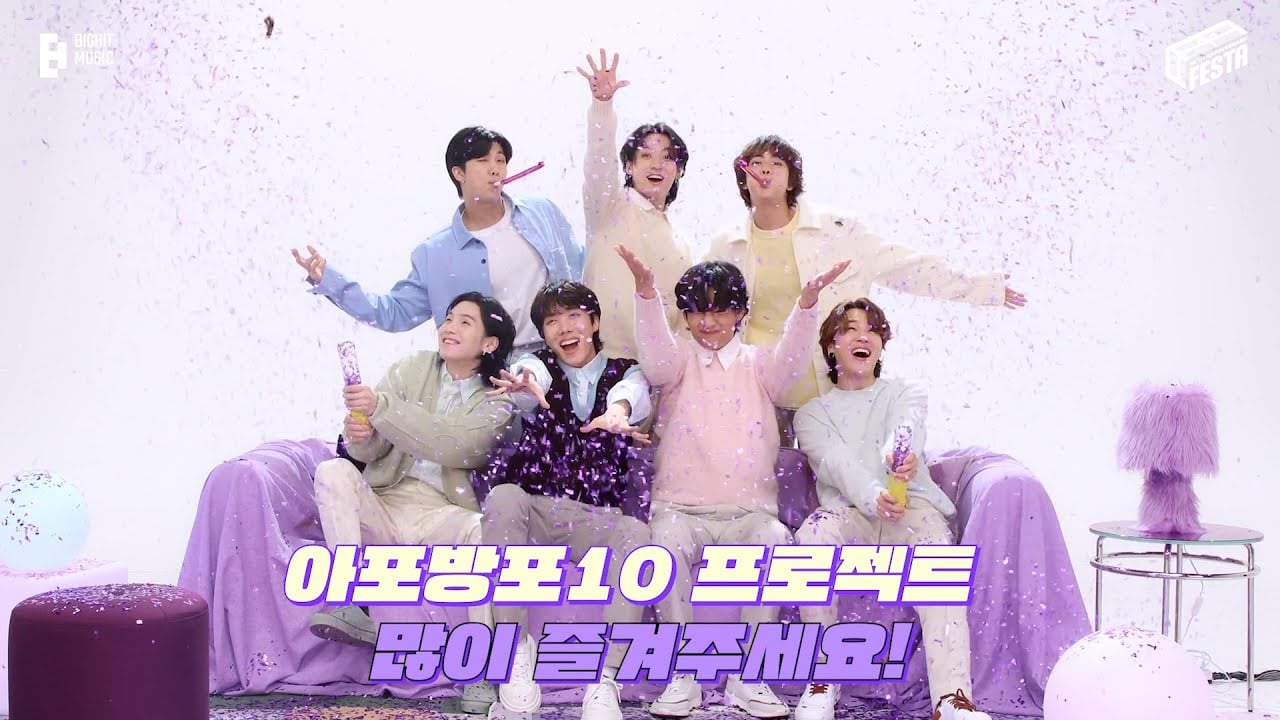 BTS celebrate 10th debut anniversary in '2023 Festa' group photos allkpop