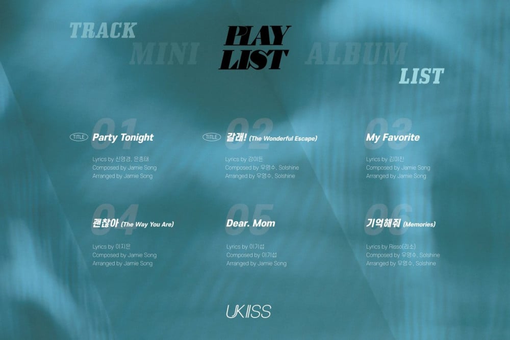 Ukiss - Mini Album [Play List] (Random Ver.)