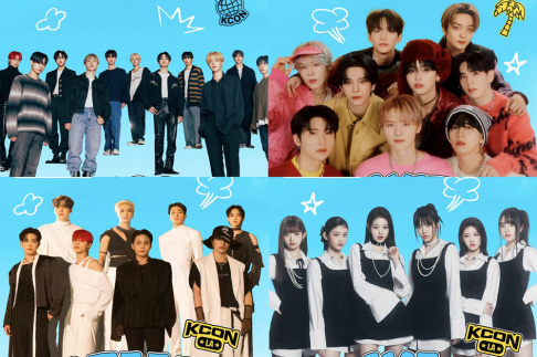 ATEEZ, CRAVITY, IVE, The Boyz, Xikers, ZEROBASEONE