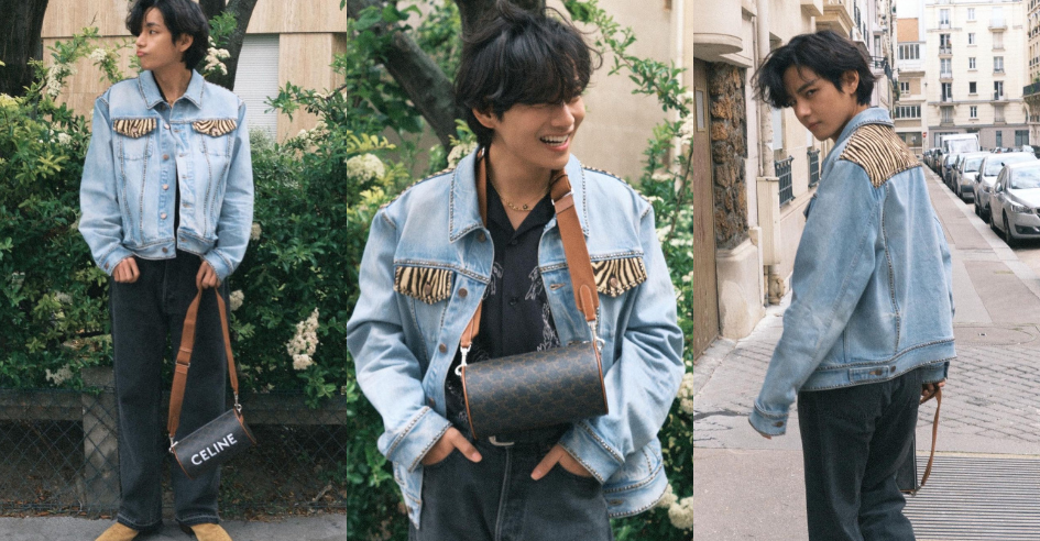 BTS's V (Kim Taehyung) is Effortlessly Cool and Stylish in Denim