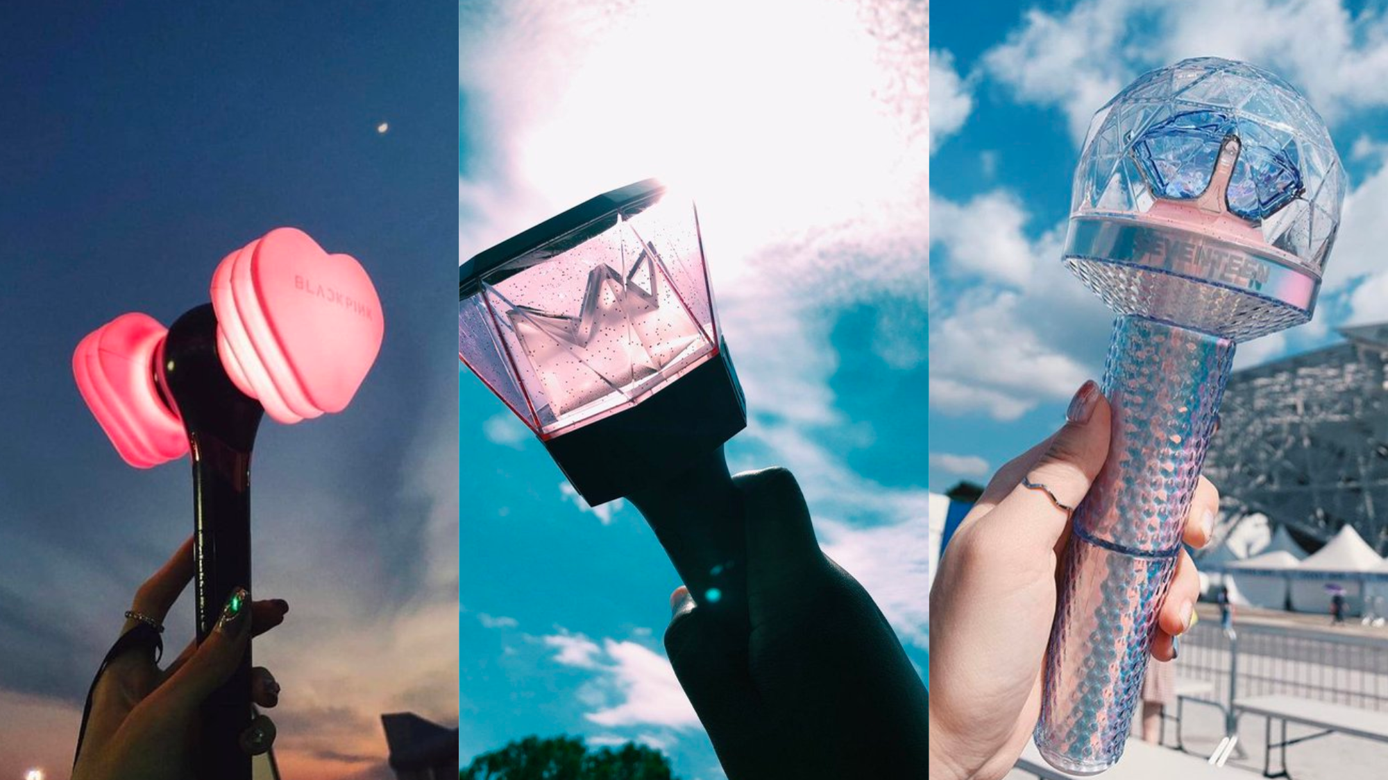 Here Are 40+ K-Pop Artists' Lightsticks, Organized By Color For Aesthetics  - Koreaboo