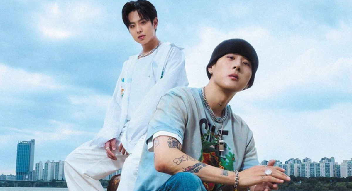 pH-1 and Ciipher rapper and 'Boys Planet' contestant Keita pose ...