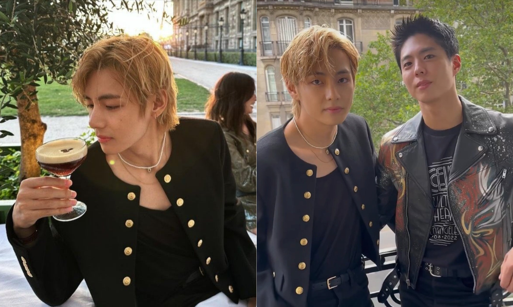 BTS V News / ʟᴀʏᴏ(ꪜ)ᴇʀ on X: Park Bo-gum has arrived. He looks great!  Waiting with baited breath for Taehyung! KIM TAEHYUNG AT CELINE SHOW  #TaehyungxCelinePFW #TAEHYUNGxCeline  / X