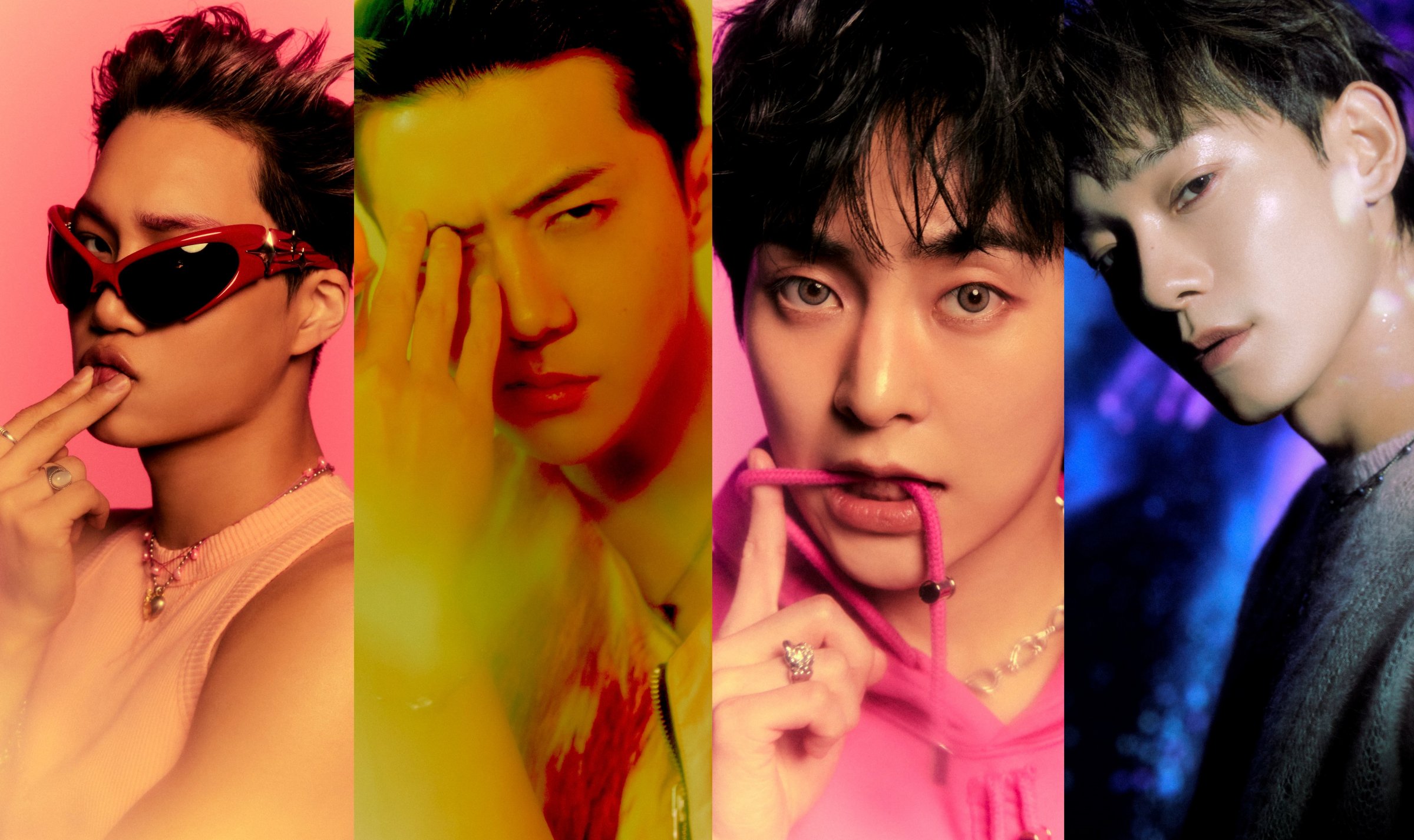 EXO's Kai, Sehun, Xiumin, and Chen show off their unique colors in more ...