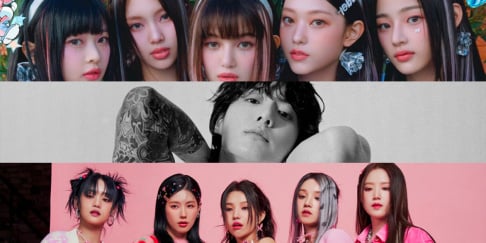 aespa, Jungkook, (G)I-DLE, IVE, LE SSERAFIM, NewJeans, Parc Jae Jung