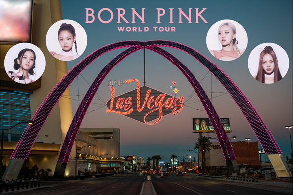 City of Las Vegas illuminates new gateway arches