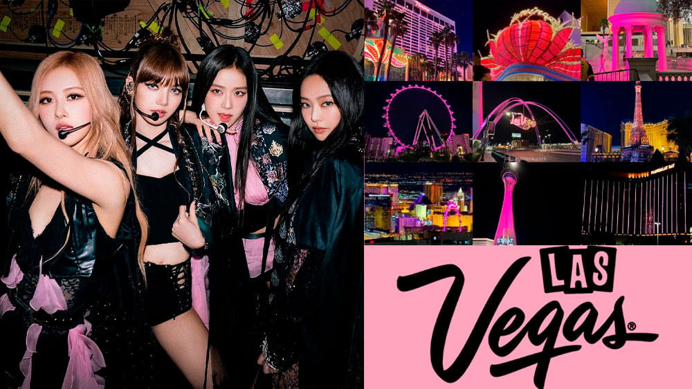 The city of Las Vegas turns pink to welcome BLACKPINK and BLINKS to  Allegiant Stadium