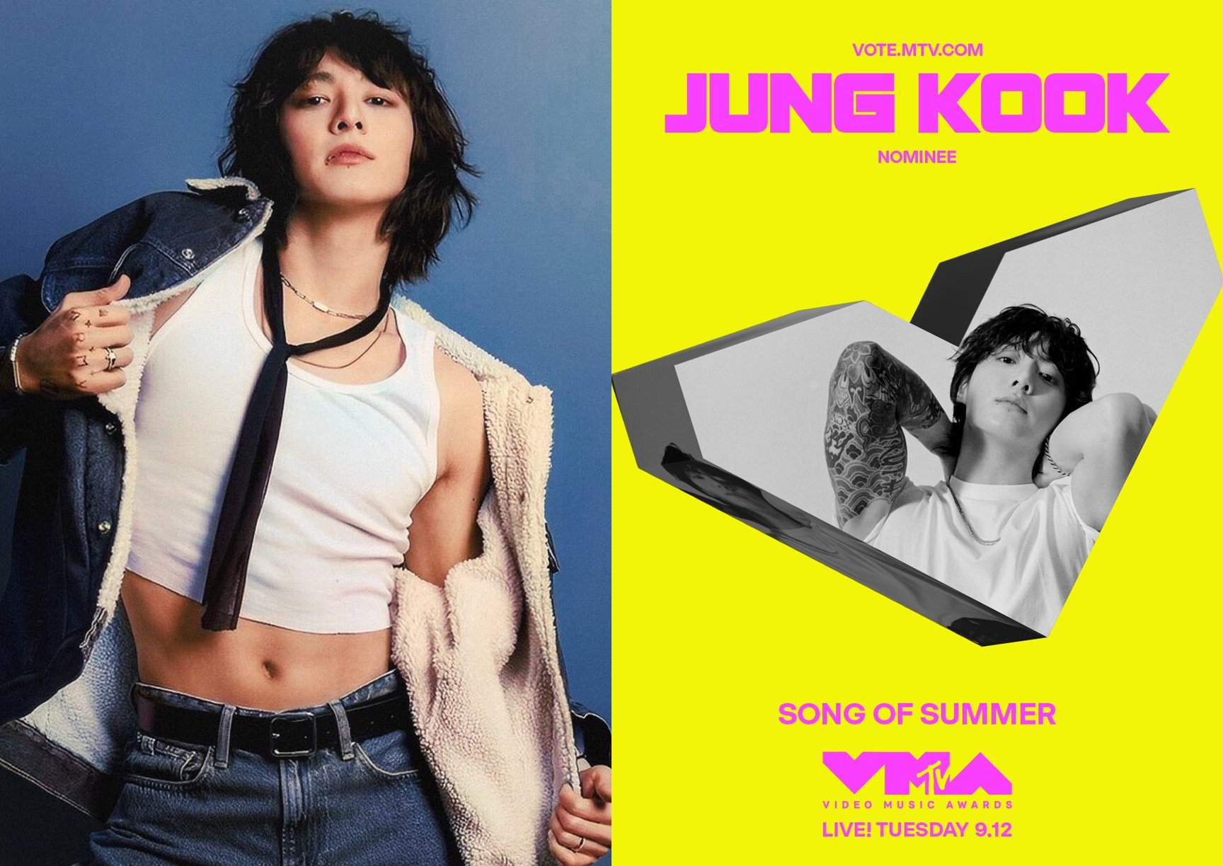 Jungkook's Solo Debut Single "Seven" Earns Nomination for Song of the