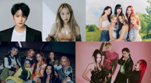 DinDin, Dreamcatcher, Jaejoong, KARD, Kep1er, Lapillus, Lee Young Ji, STAYC, TEMPEST