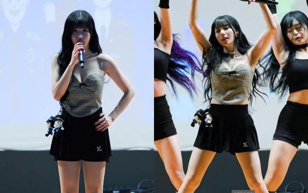 Fans and netizens split over Kwon Eun Bi's provocative outfit during ...