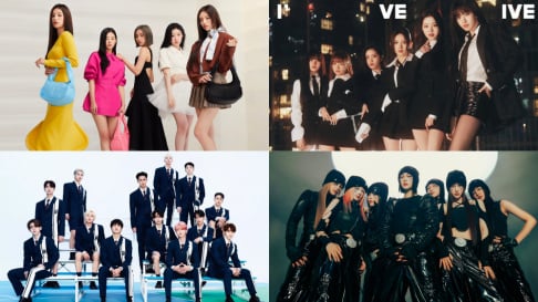 I-DLE, ITZY, IVE, KISS OF LIFE, NMIXX, Seventeen, tripleS, XG