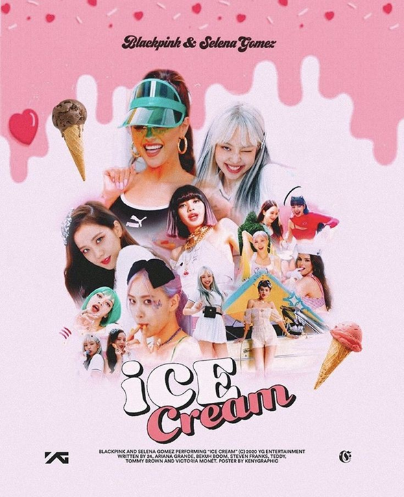 Клип BLACKPINK и Селены Гомес «ICE CREAM» вернулся на 1-е место в чарте Apple Music Top K-pop Videos в США, хотя был выпущен в 2020 году