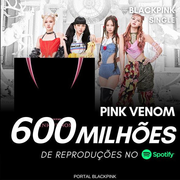 BLACKPINK — первая женская группа, 4 песни которой достигли 600 млн стримов на Spotify