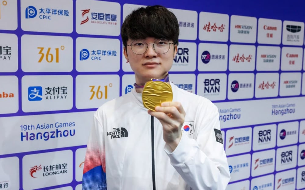 S. Korean pro gamer Faker enters Hangzhou