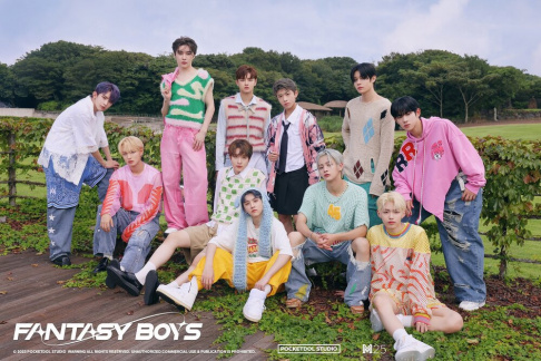 BTS, Fantasy Boys, NCT 127, SF9, Stray Kids, TWICE, TXT
