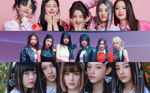 Akdong Musician (AKMU), I-DLE, IVE, NewJeans
