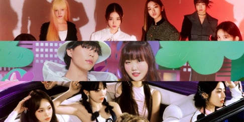 Akdong Musician (AKMU), Jennie, Jungkook, IVE, LE SSERAFIM, NewJeans, Parc Jae Jung