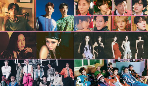 aespa, Taeyeon, Hyoyeon, Kangta, WayV, NCT NEW TEAM, NCT 127, NCT Dream, Red Velvet, RIIZE, Super Junior, TVXQ