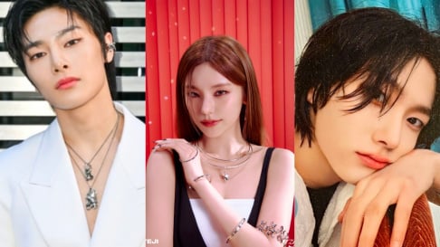 Seulgi, ATEEZ, San, BOYNEXTDOOR, BTOB, Sungjae, DAY6, Young K, DKB, DONGKIZ (DKZ), ENHYPEN, Sunoo, EVNNE, (G)I-DLE, Soyeon, ITZY, Yeji, NCT, Renjun, NINE.i, Minhyun, Red Velvet, Seulgi, Seventeen, Wonwoo, Stray Kids, I.N., TWICE, Jeongyeon, TXT, Yeonjun, WEi, Xdinary Heroes, ZEROBASEONE