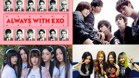 BLACKPINK, EXO, MBLAQ, NewJeans, Super Junior, 2NE1