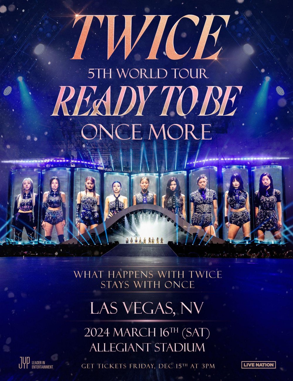 once in a lifetime world tour twice