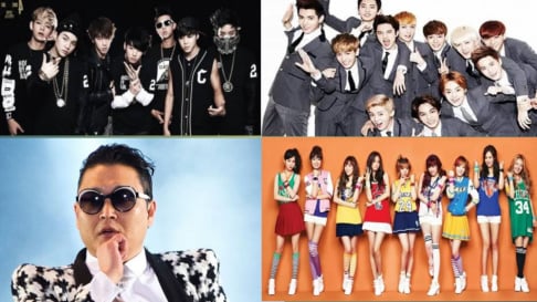 Big Bang, Taeyang, G-Dragon, BTS, EXO, Girls